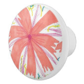 Tropische zonnebarstaartwalk keramische knop (Rechts)