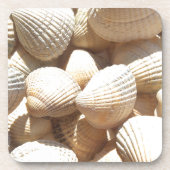 Tropische zonneboringen aan de exotische zee bier onderzetter (Voorkant)