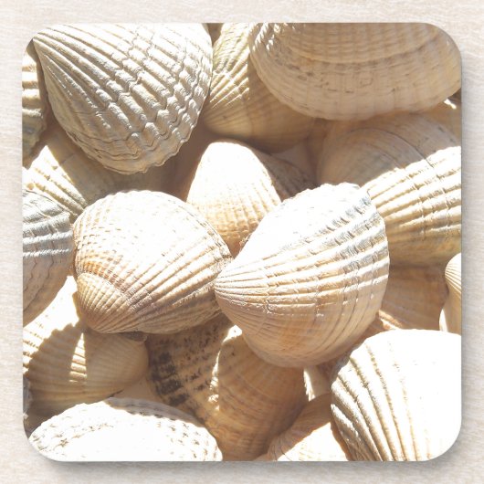 Tropische zonneboringen aan de exotische zee bier onderzetter (Voorkant)