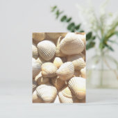 Tropische zonneboringen aan de exotische zee briefkaart (Staand voorkant)