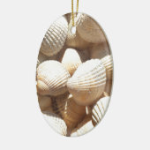 Tropische zonneboringen aan de exotische zee keramisch ornament (Links)