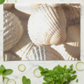 Tropische zonneboringen aan de exotische zee theedoek (Gevouwen)