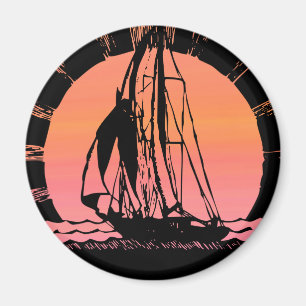 tropische zonnebrand magneet