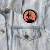 tropische zonnebrand ronde button 5,7 cm (In situ)