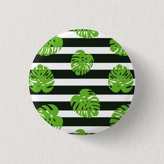 Tropische zonnekunst ronde button 3,2 cm (Voorkant)