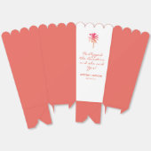 Tropische zonnepalm Beach Weddenschap Bedankdoosjes (Ongevouwen)