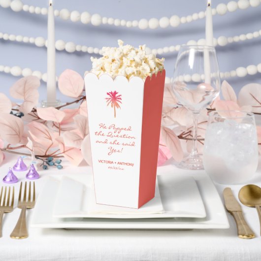 Tropische zonnepalm Beach Weddenschap Bedankdoosjes (Huwelijk)