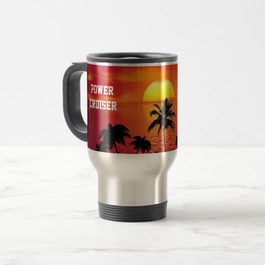 Tropische zonnepalm — Power Cruiser Vacking Tropic Reisbeker (Voorkant links)