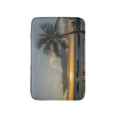 Tropische zonnepalmboom badmat (Voorkant Verticaal)