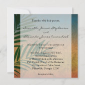 Tropische Zonnepalmhulzen Kaart (Voorkant)