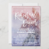 Tropische zonnerepetitie - diner kaart (Voorkant)