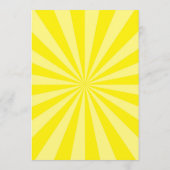 Tropische zonneschijn "Hier komt de zoon" Baby sho Advieskaart (Achterkant)