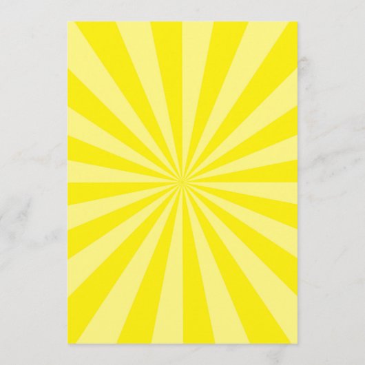 Tropische zonneschijn "Hier komt de zoon" Baby sho Advieskaart (Achterkant)