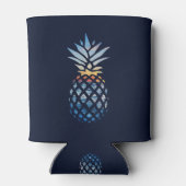 tropische zonnestaafanananas met oceaan blikjeskoeler (Achterkant)