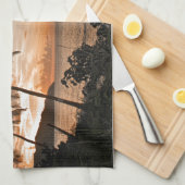 Tropische zonnestralen theedoek (Quarter Fold)