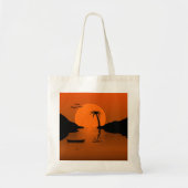 Tropische zonnestransport tote bag (Voorkant)