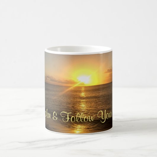 Tropische Zonnetijd en een Citaat Koffiemok (Center)