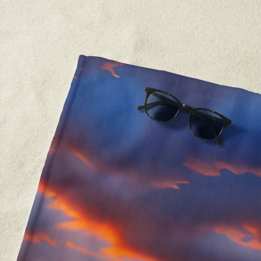 Tropische Zonnetijd met Persoonlijke Naam Strandlaken (In situ)