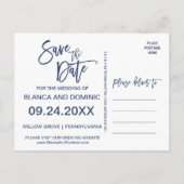 Tropische Zonnetijd sparen de Datum Aankondigingskaart (Achterkant)