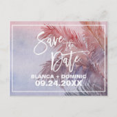 Tropische Zonnetijd sparen de Datum Aankondigingskaart (Voorkant)