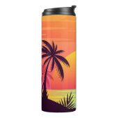 Tropische zonnewarmtummer thermosbeker (Gedraaid links)