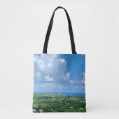 Tropische zonnige Caribische eilanden bestemming Tote Bag (Voorkant)