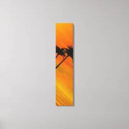 Tropische zonsondergang 4-4 canvas afdruk