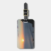 Tropische zonsondergang bagagelabel (Voorkant verticaal)