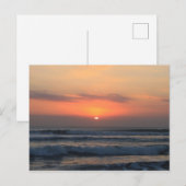 Tropische zonsondergang briefkaart (Voorkant / Achterkant)