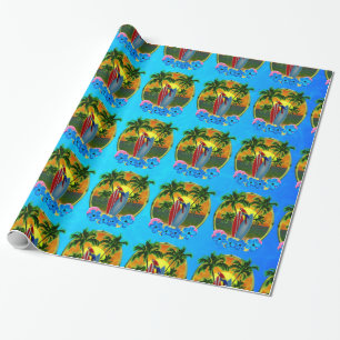 Tropische Zonsondergang Cadeaupapier