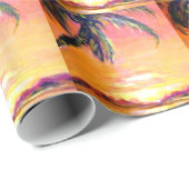 Tropische zonsondergang cadeaupapier (Rol Hoek)