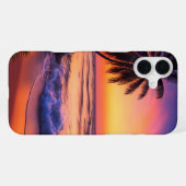 Tropische Zonsondergang iPhone Hoesje iPhone 16 Plus Hoesje (Achterkant horizontaal)
