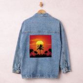 TROPISCHE ZONSONDERGANG JEAN DENIM JAS DENIM JACKET (Hangar)