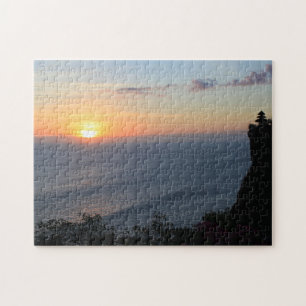 Tropische zonsondergang legpuzzel