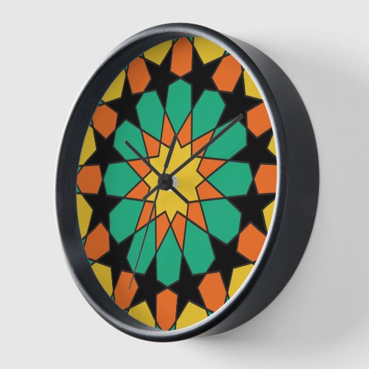 Tropische zonsondergang Marokkaans mozaïek (Hoek)