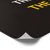 Tropische zonsondergang met motivatie prijsaanduid poster (Hoek)