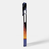 Tropische zonsondergang met palmboom, Case-Mate iPhone case (Achterkant / Links)