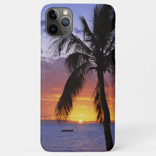 Tropische zonsondergang met palmboom Case-Mate iPhone case