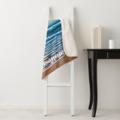 Tropische zonsondergang op het strand sherpa deken (In situ)