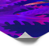 Tropische zonsondergang op Titan Poster (Hoek)