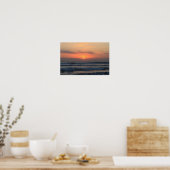 Tropische zonsondergang poster (Keuken)