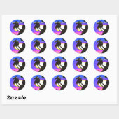 Tropische zonsondergang Stickers (Vel)