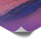 Tropische Zonsondergang Strand Muur Poster (Hoek)