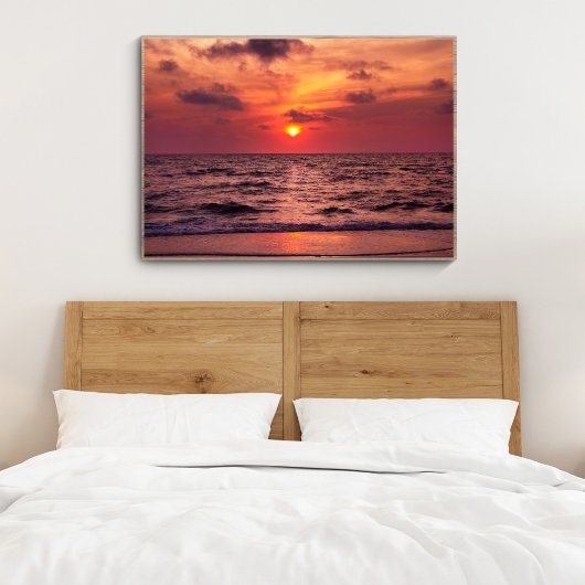 Tropische Zonsondergang Strand Naples, Florida Pos Poster