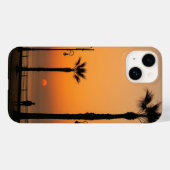 Tropische zonsondergang telefoonhoesje - Draag de  Case-Mate iPhone Case (Achterkant (horizontaal))