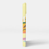 Tropische zonsondergang vibes - Palmbomen & Strand iPhone Hoesje (Rechterkant)