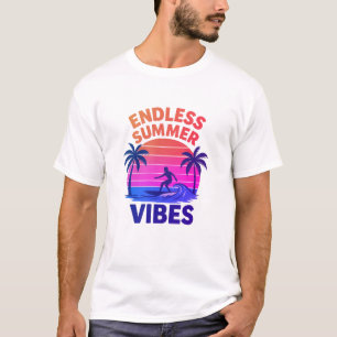 Tropische zonsondergangvibes t-shirt