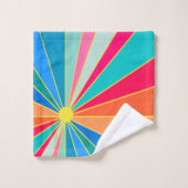 Tropische zonsopgang bad handdoek (Wasdoekje)