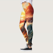 Tropische zonsopgang leggings (Links)