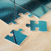 Tropische zonsopgang legpuzzel (Zijkant)